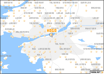 map of Haga