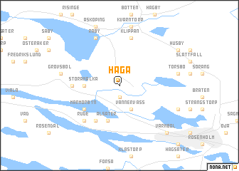 map of Haga