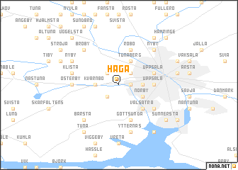 map of Håga