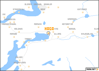 map of Haga