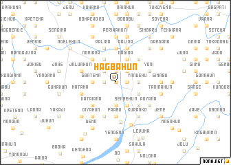 map of Hagbahun