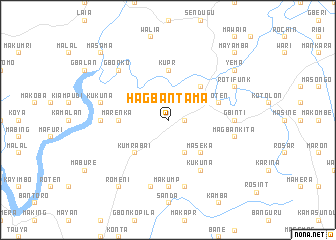 map of Hagbantama
