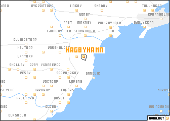 map of Hagbyhamn