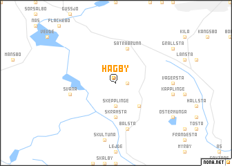 map of Hagby