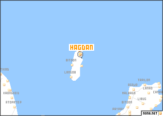 map of Hagdan