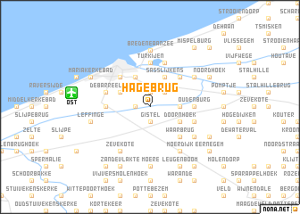 map of Hagebrug