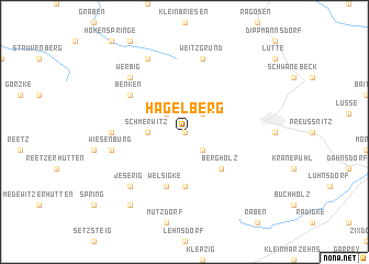 map of Hagelberg