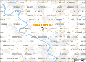 map of Hagelkreuz