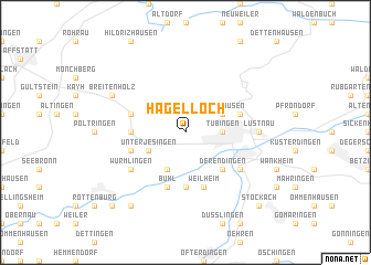 map of Hagelloch