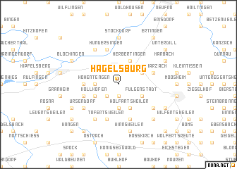 map of Hagelsburg