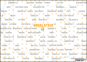 map of Hagelstein