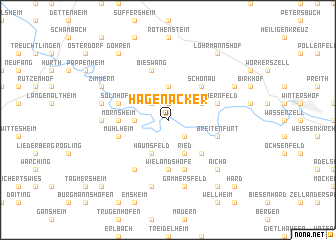 map of Hagenacker