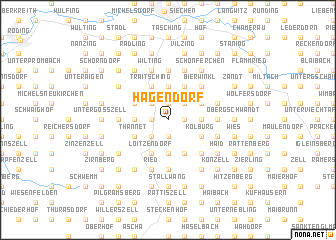 map of Hagendorf