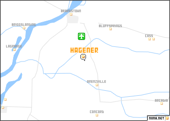 map of Hagener