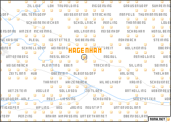 map of Hagenham