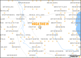 map of Hagenheim