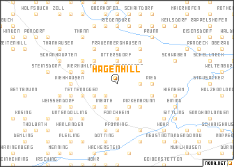 map of Hagenhill