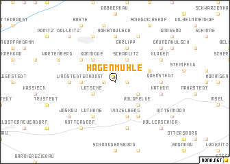 map of Hagenmühle