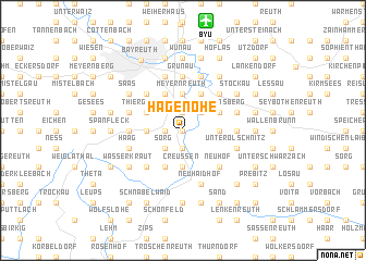 map of Hagenohe