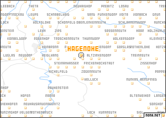 map of Hagenohe