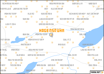 map of Hagensruhm
