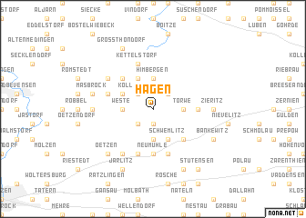 map of Hagen