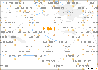 map of Hagen