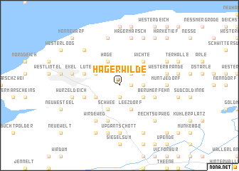 map of Hagerwilde