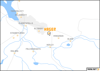 map of Hager