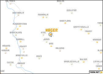 map of Hager