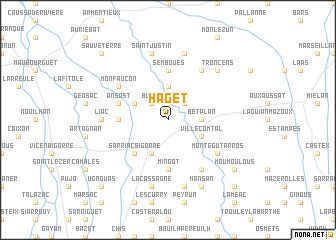 map of Haget