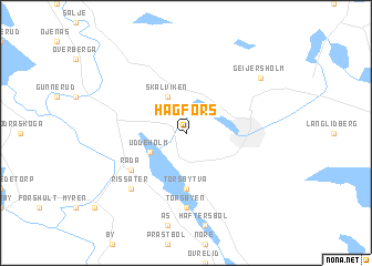 map of Hagfors