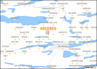 map of Haggård