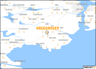 map of Häggdånger