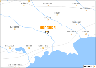 map of Häggnäs