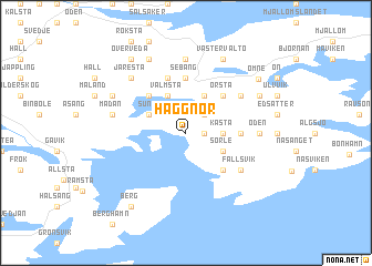 map of Häggnor