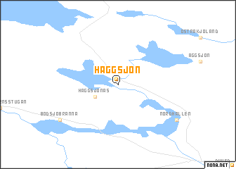 map of Häggsjön