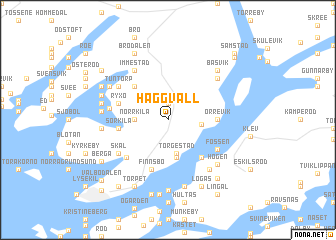 map of Häggvall