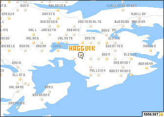 map of Häggvik