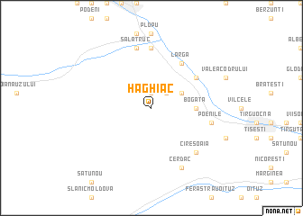 map of Hăghiac