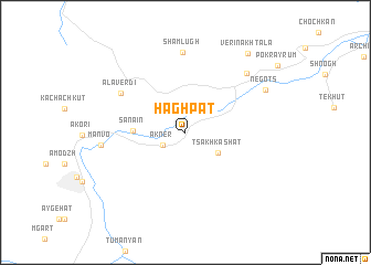 map of Haghpat