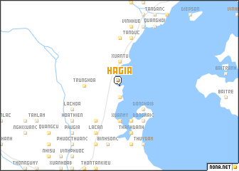 map of Hà Già