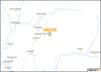 map of Hagino