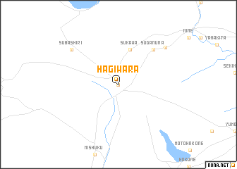 map of Hagiwara