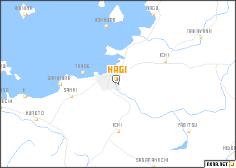 map of Hagi