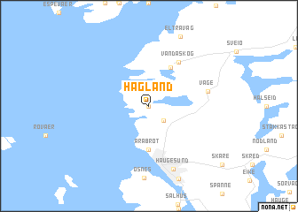 map of Hagland