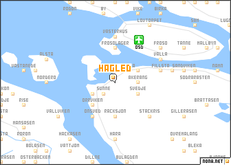 map of Hägled