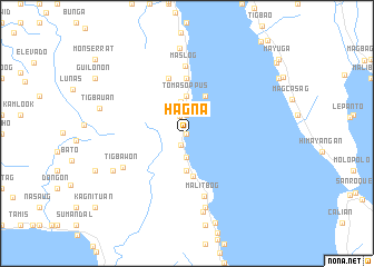 map of Hagna