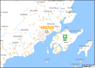 map of Hagnum