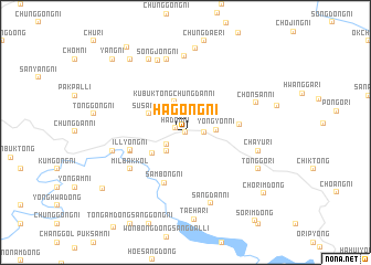 map of Hagong-ni